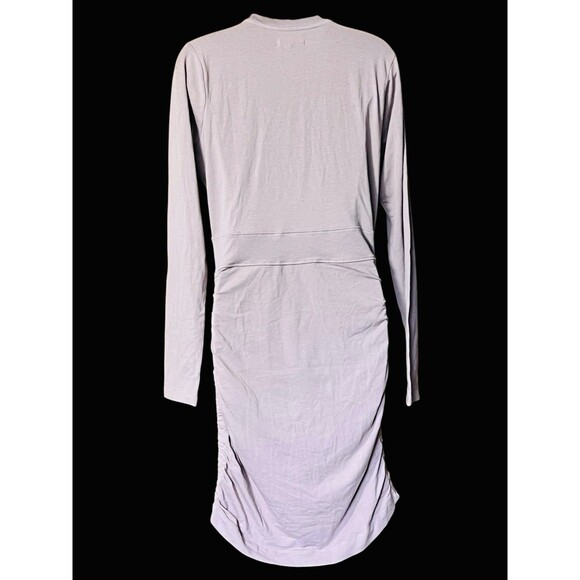 NWT Lemon & Bloom by Grey State Long Sleeve Ruched Knit Dress Sz XL Sustainable - Picture 3 of 6